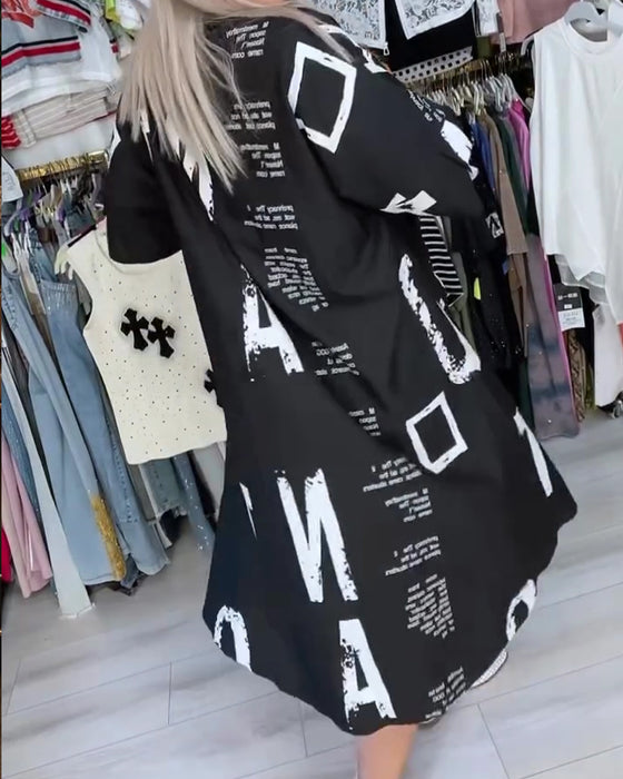 Robe Col Relevé Poche Chemise