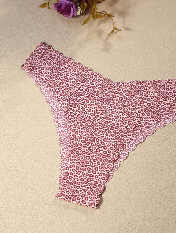 Ensemble De Sous‑Vêtements Imprimé 10‑Pièces