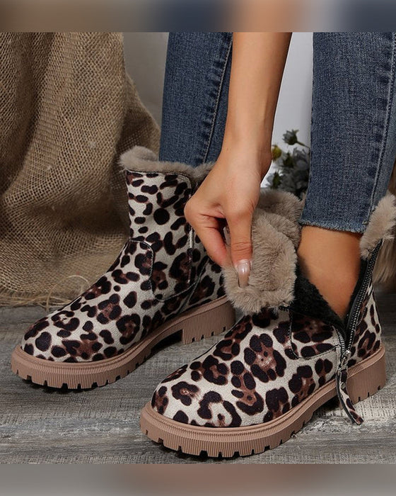 Bottes D’Hiver Pour Femme Avec Doublure En Polaire