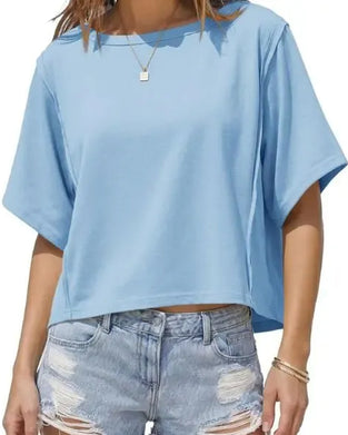 T-Shirts Court Drop Épaule Ample