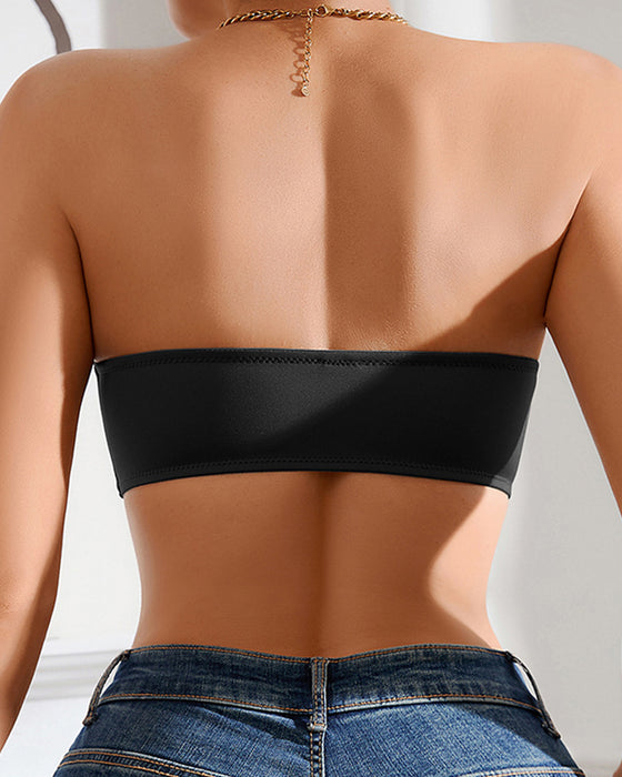 Lingerie Fermeture Devant Sans Armatures Sans Bretelles