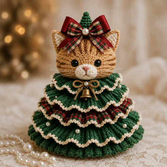 🎄 Kit DIY Arbre De Noël Animaux Au Crochet