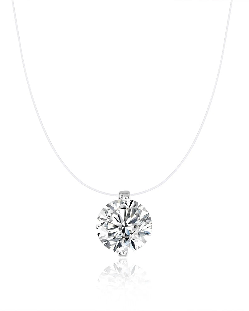 Collier Invisible Simple Pendentif