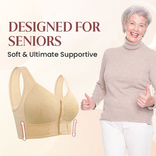 Fermeture avant Soutien-gorge respirant pour Seniors