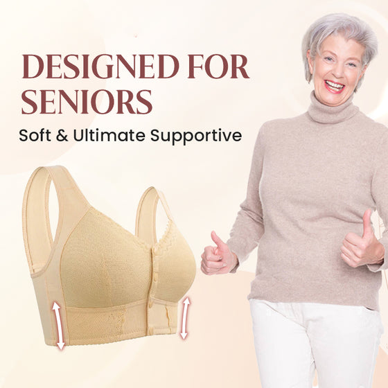 Fermeture avant Soutien-gorge respirant pour Seniors