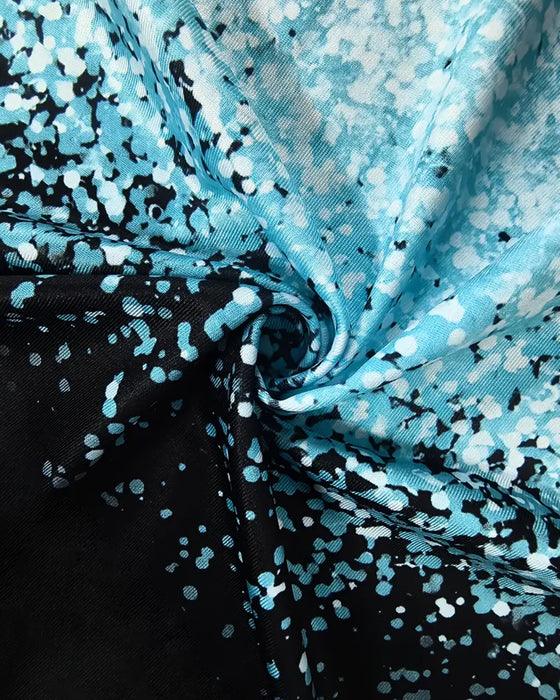 Robe Sans Manches Col En V Imprimé Papillon