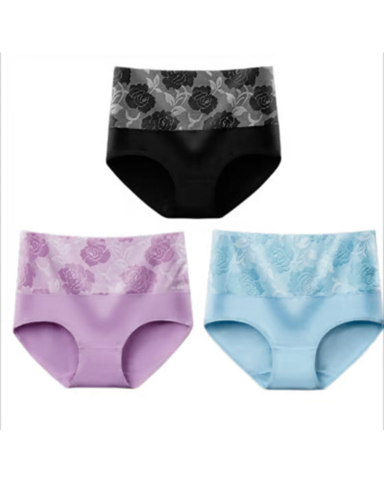 🔥 Culotte Femme Taille Haute Gain De Ventre En Coton Pur, Grande Taille