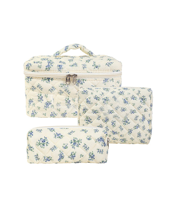 Ensemble de trousses de maquillage trois pièces