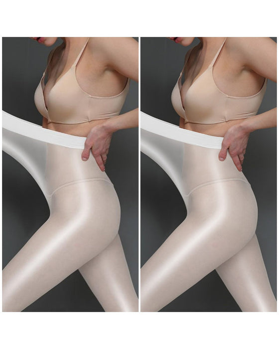 Collant Féminin Brillant Transparent