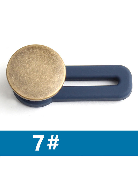Bouton De Rallonge De Taille À Ressort En Métal Pour Jean