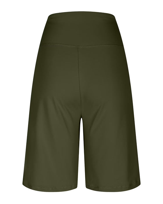 Pantalon À Taille Basse Unie Sport Décontracté