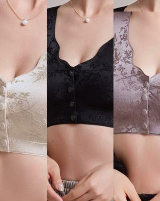 Confort Fermeture Avant & Soutien-Gorge Sans Armature Et Sans Couture