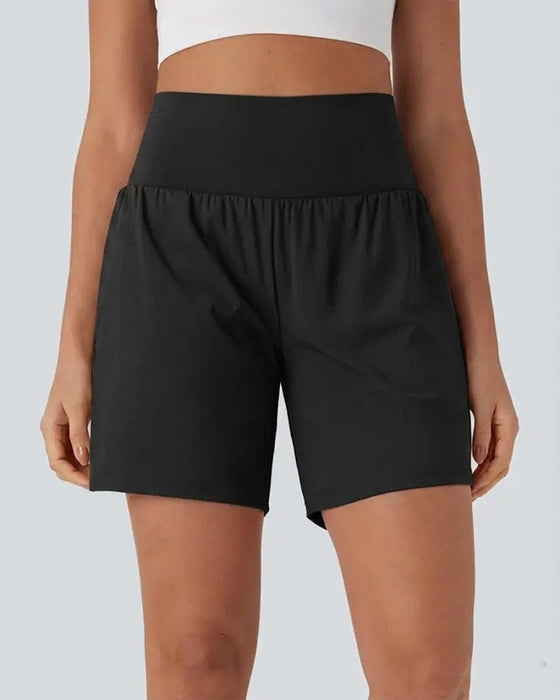 Shorts Uni Taille Haute