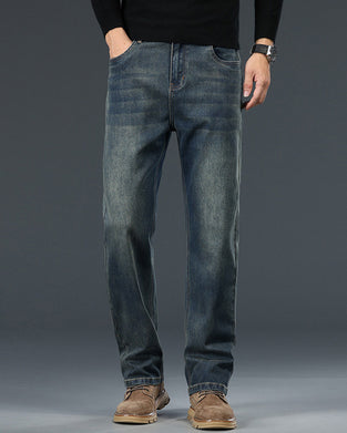 Pantalon Homme Taille Moyenne-Haute Vintage
