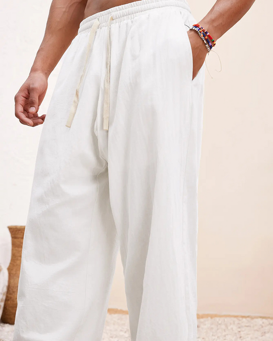 Pantalon Homme Décontracté Jambe Droite