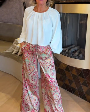 Blouse Française Manche Bouffante Courte