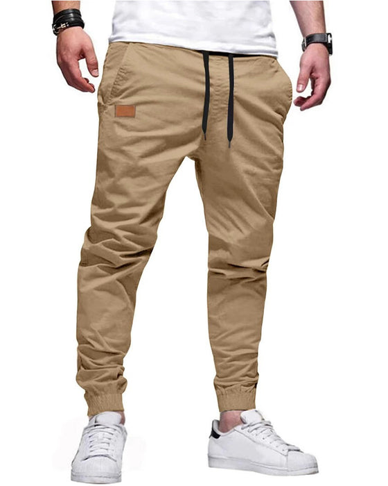 Pantalon De Survêtement Hommes Décontracté Jambe Droite Jogger