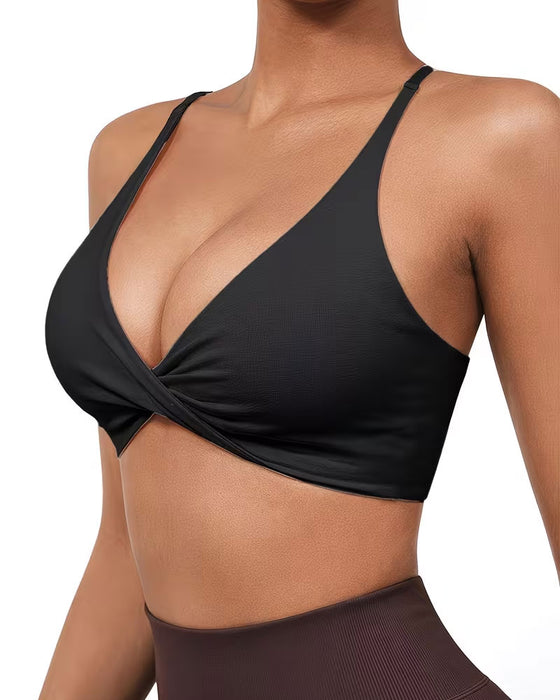 Brassière De Sport Avec Twist Devant