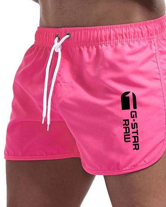 Short Taille Élastique Cordon Séchage Rapide Sport