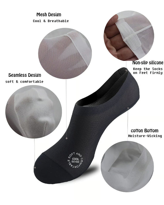 Chaussettes Homme Soie Glacée Bateau