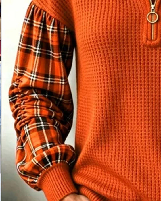 Sweat‑shirt Manches Longues Col Revers