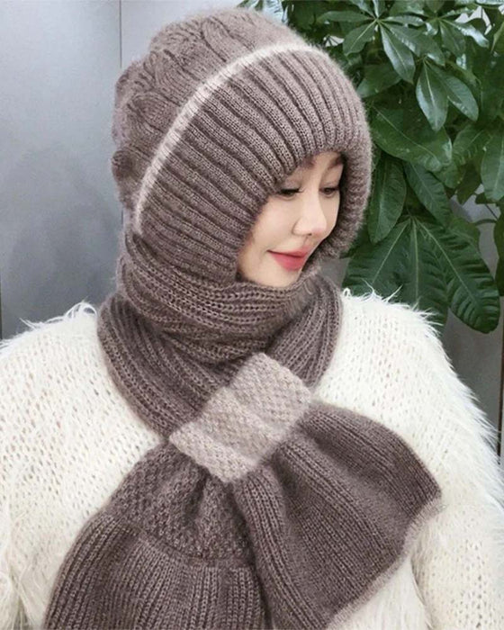 Bonnet Femme Anti-Vent Avec Protection Oreille