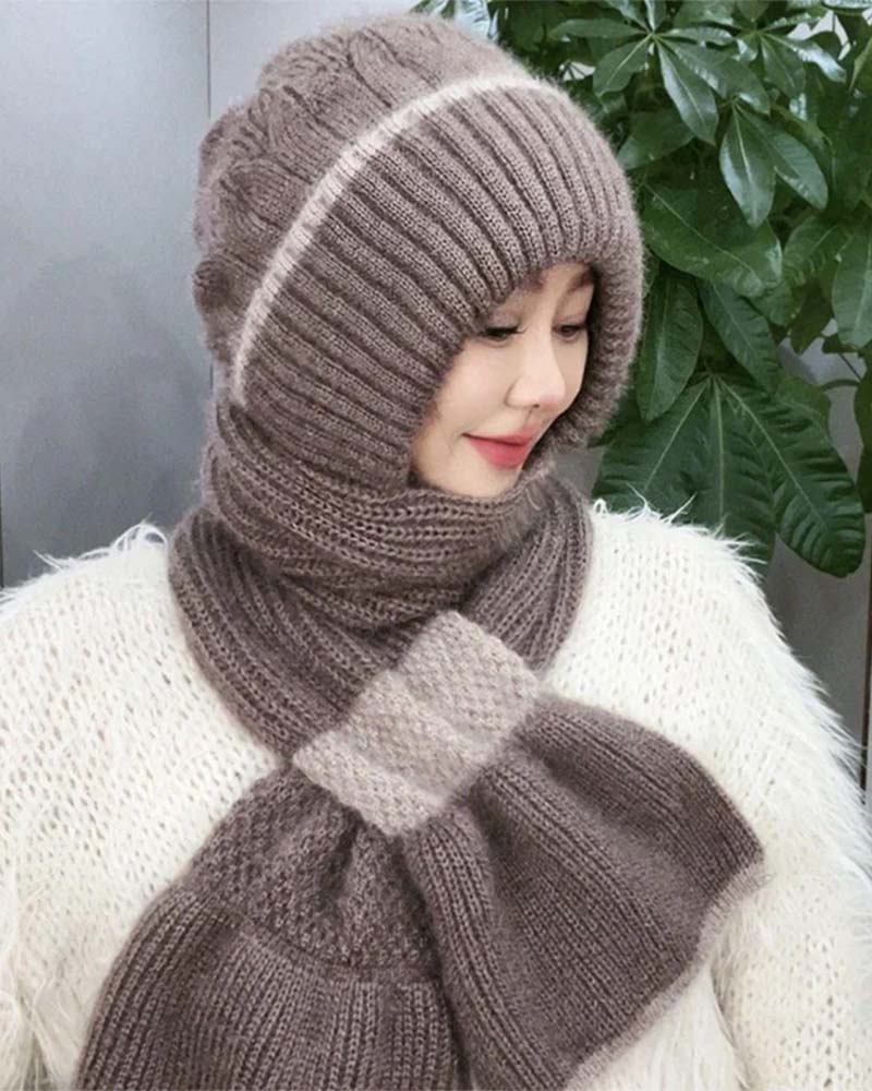 Bonnet Femme Anti-Vent Avec Protection Oreille