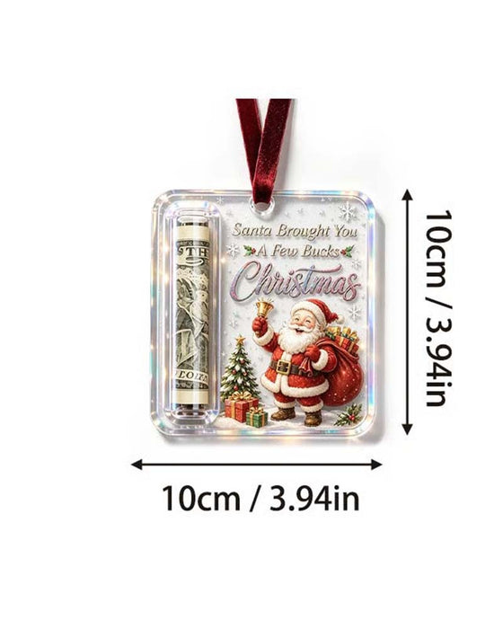 Noël Argent Cadeau Ornement