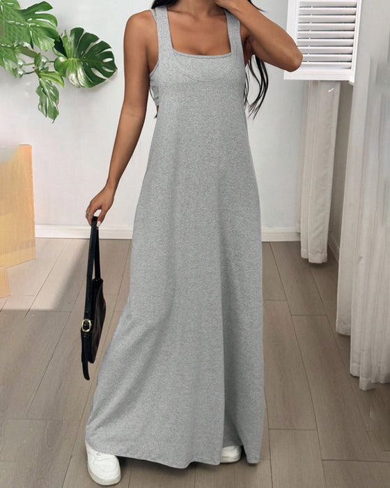 Ensemble Robe Unie Deux Pièces