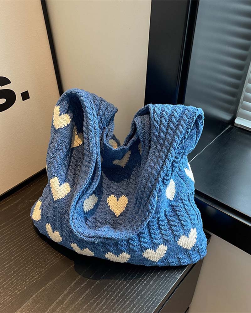 Sac Laine Tricoté Aisselle