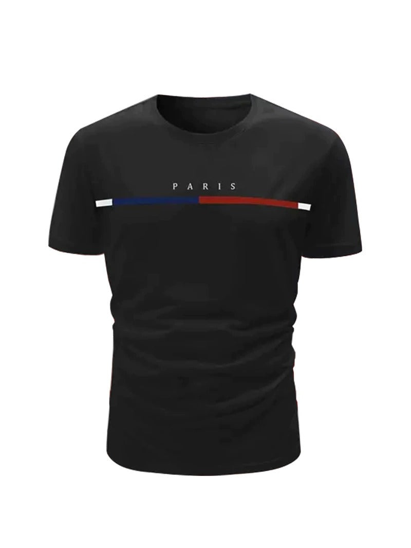 T-Shirt Séchage Rapide Encolure Ronde Manche Courte