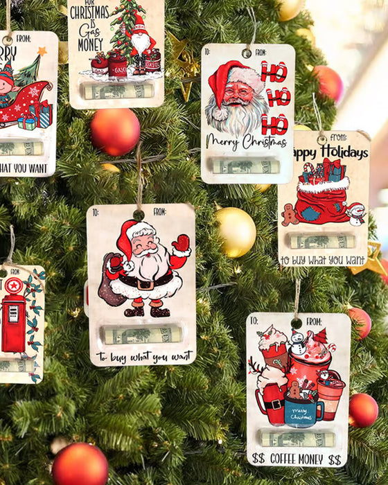 🎅💸 Porte-monnaie en Bois Fait Main Cadeau