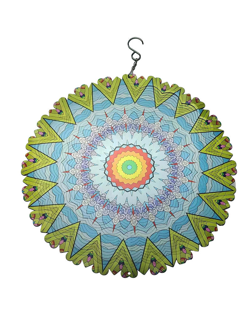 3D Coloré Vent Tournant Mandala