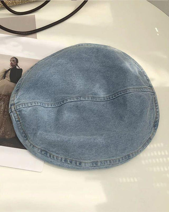 Béret Femme Vintage Denim