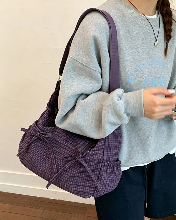 Sac Nœud Carreau Crossbody
