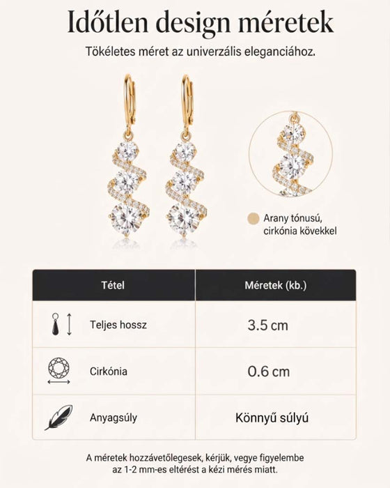 💎👗 Boucles D'oreilles Spirale Et Goutte Asymétriques ✨