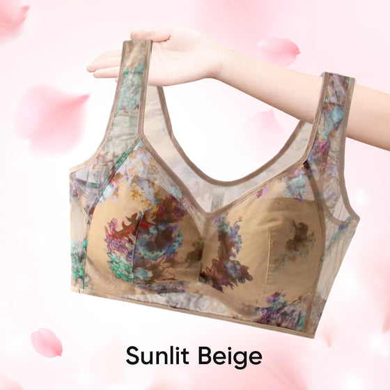 Soutien-gorge Confort Quotidien en Dentelle et Soie Douce