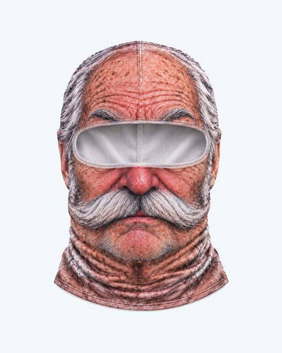 Masque Drôle 3d Grincheux Vieil Homme Ski