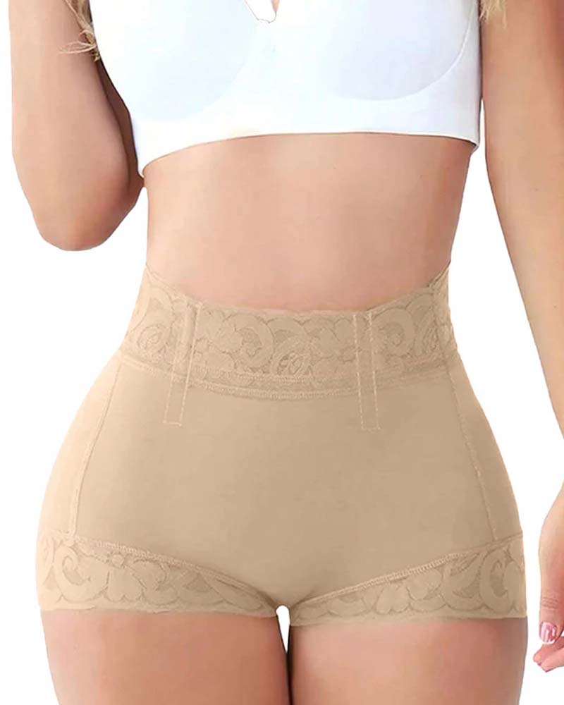 Short Femme Dentelle Taille Haute Shapewear