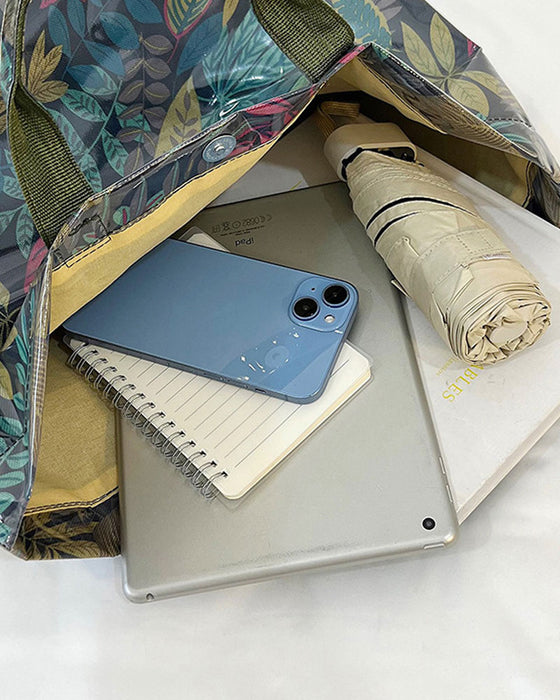 Sac Cabas Femme Camouflage Et Imprimé Feuille