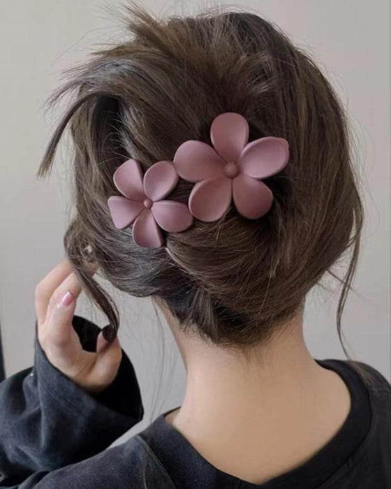 Barrettes Filles Dos Florale