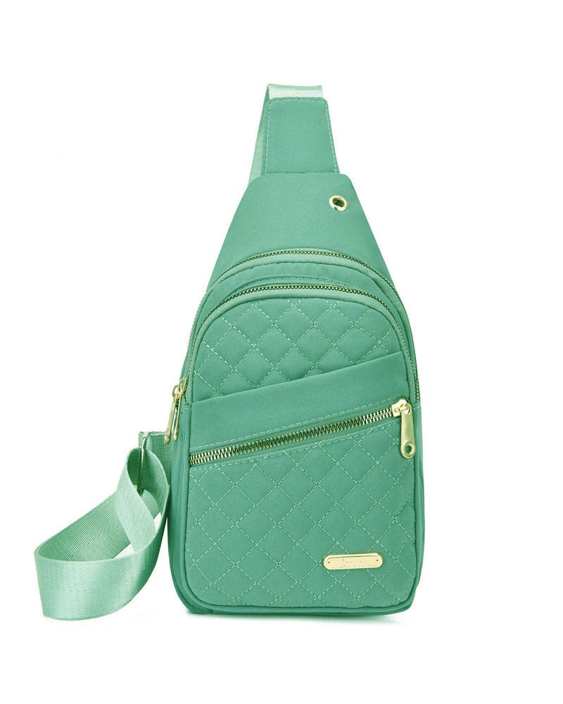 Sac Femme Mode Brodé Matelassé Poitrine
