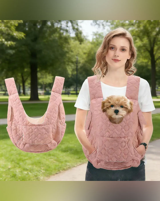 Sac À Dos Pour Animal De Compagnie Orienté Vers L'Avant Réglable Fond Amovible Structure De Sécurité