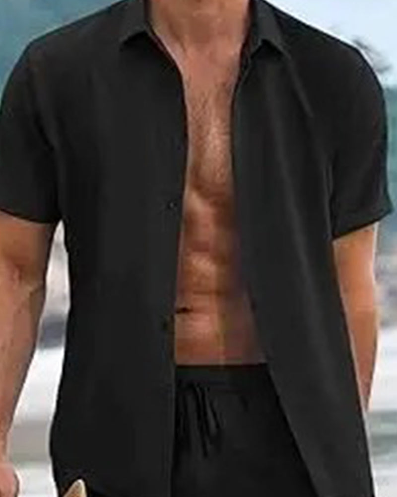 Ensemble De Chemise – Polo Homme Manches Courtes