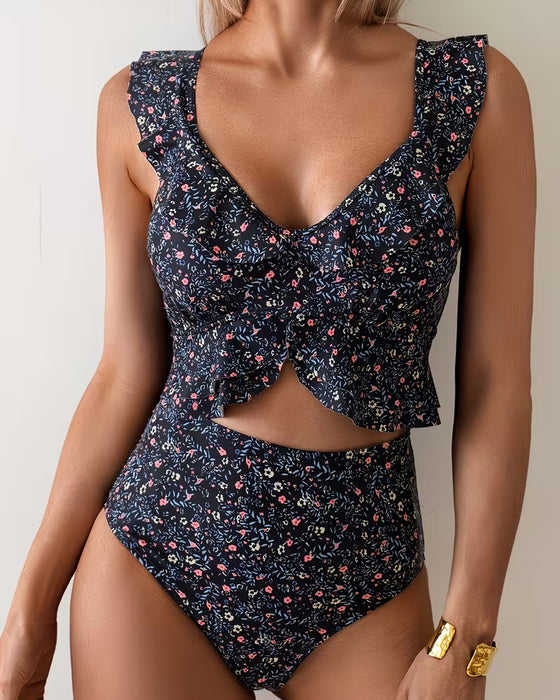 Bikini Petit Floral Volanté