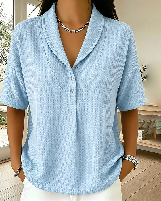 T-Shirt Gaufré Henry Uni