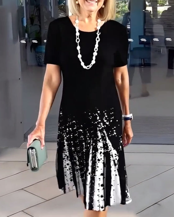 Robe Tempéramentale Navette Imprimé