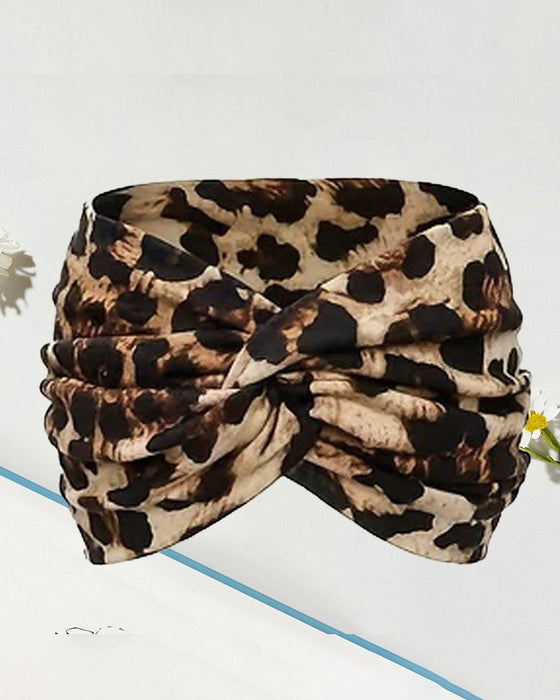 Bandeau Vintage Style Large Cravate-Teinture