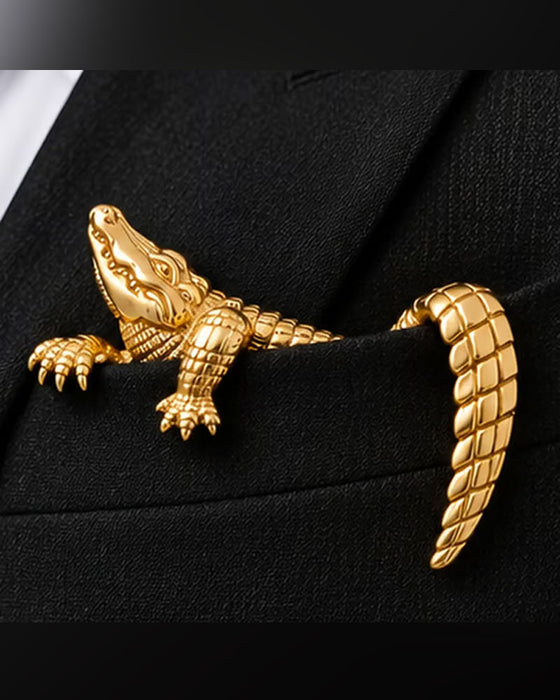 ✨ Broche Luxe Sculpté Animal