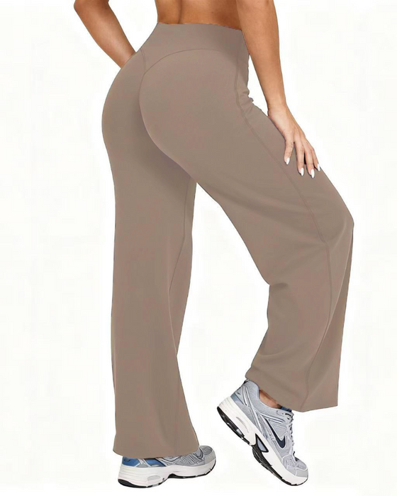 Pantalon Décontracté Yoga Large Jambe